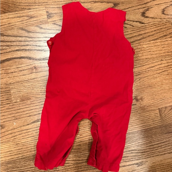 Smocked Sports Romper - Picture 4 of 4